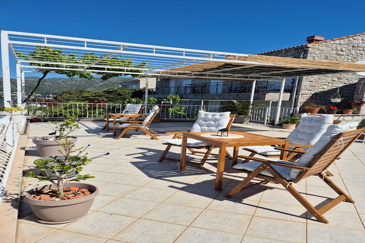 Apartments Matea - One-Bedroom Apartment with Sea View - (Štikovica) - Terrasse