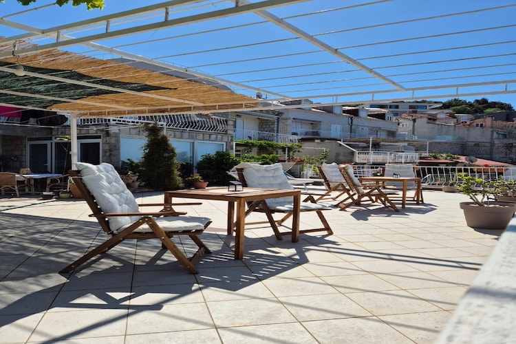 Apartments Matea - One-Bedroom Apartment with Sea View - (Štikovica) - Terrasse