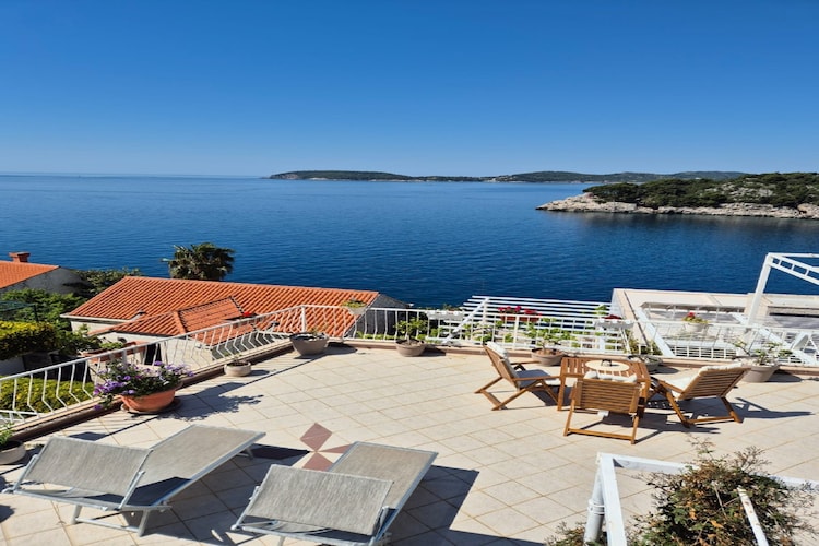 Apartments Matea - One-Bedroom Apartment with Sea View - (Štikovica) - Terrasse