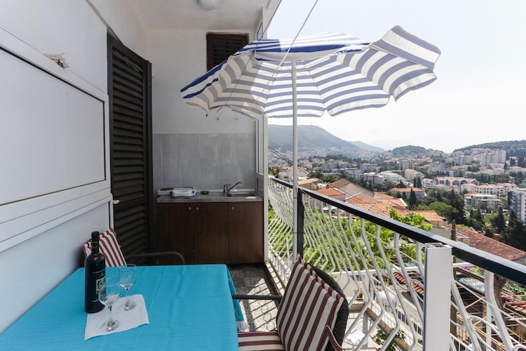 Apartmá Lapad View Apartments - Double Room with Balcony a