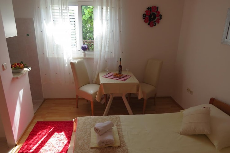 Apartmá Apartments Franka - Studio with Terrace and Sea Vi