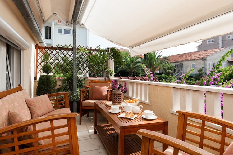 Apartments Roda - One Bedroom Apartment with Terrace (Mira) - (ST)-Terrasbalkon