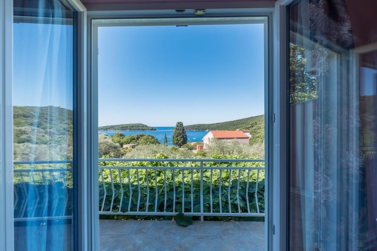 Apartments Saulan - One Bedroom Apartment with Balcony and Sea View (Molunat)-Uitzicht