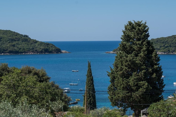 Apartments Saulan - One Bedroom Apartment with Balcony and Sea View (Molunat)-Uitzicht
