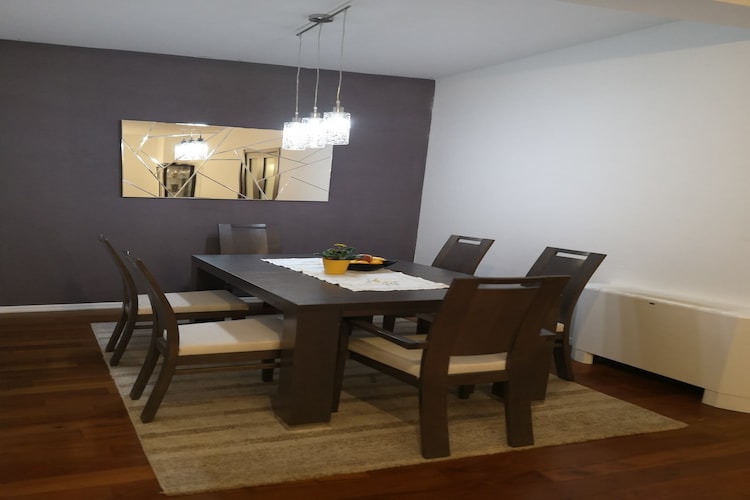 Apartment Blue Infinity 3 LeMi - Two Bedroom Apartment with Balcony and Sea view-Eetkamer