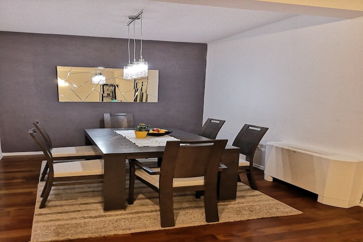 Apartment Blue Infinity 3 LeMi - Two Bedroom Apartment with Balcony and Sea view-Eetkamer