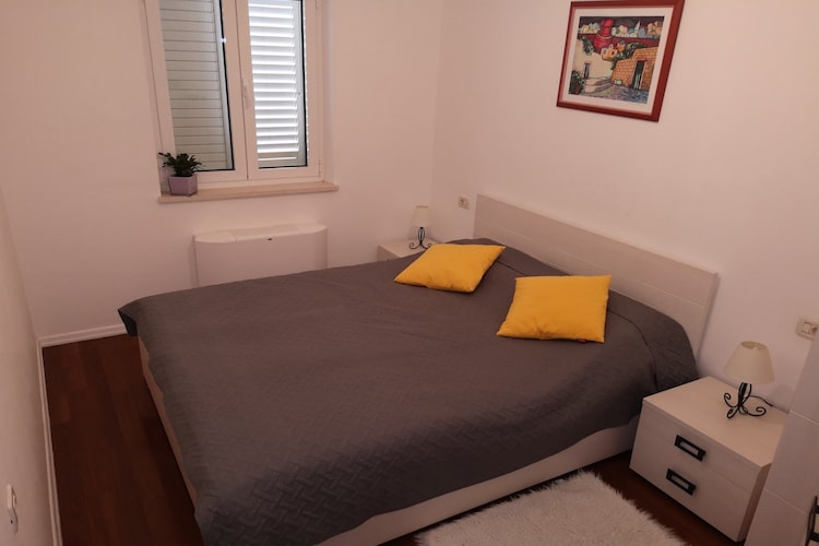 Apartment Blue Infinity 3 LeMi - Two Bedroom Apartment with Balcony and Sea view-Slaapkamer