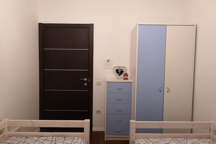 Apartment Blue Infinity 3 LeMi - Two Bedroom Apartment with Balcony and Sea view-Slaapkamer