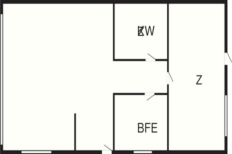 Maison de vacances pour 4 a Otterup - Plan