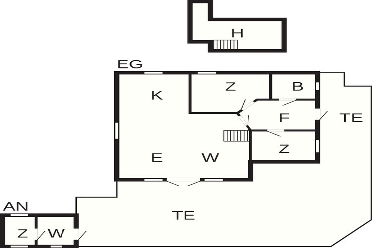 8 persoons vakantie huis in Højslev-By Traum-Plattegrond