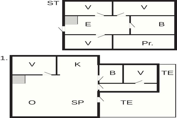 Maison de vacances pour 10 a Stathelle-By Traum - Plan