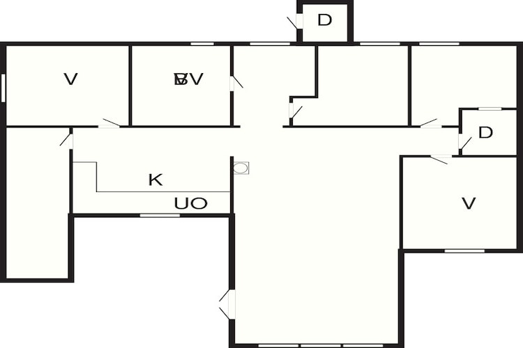 8 Personen Ferienhaus in lyngdal-By Traum-Grundriss