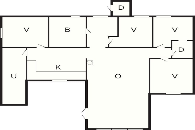 8 persoons vakantie huis in lyngdal-By Traum-Plattegrond