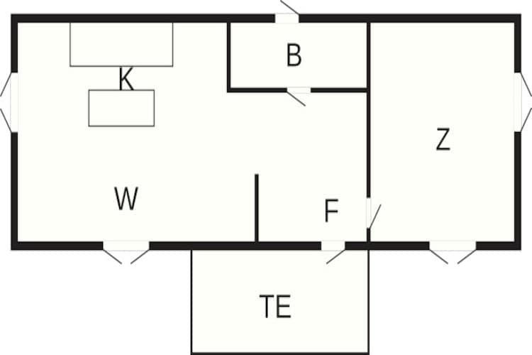3 persoons vakantie huis in TROSA-By Traum-Plattegrond