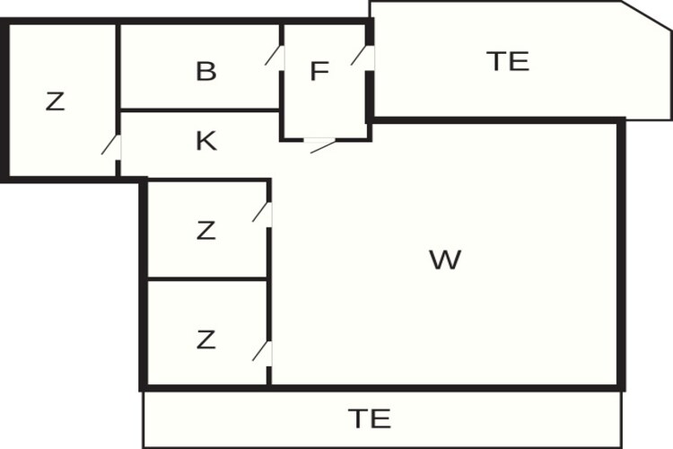 Maison de vacances pour 6 a Sandefjord-By Traum - Plan