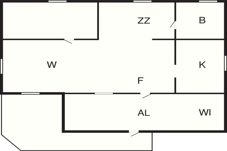 5 persoons vakantie huis in SÖLVESBORG-By Traum-Plattegrond