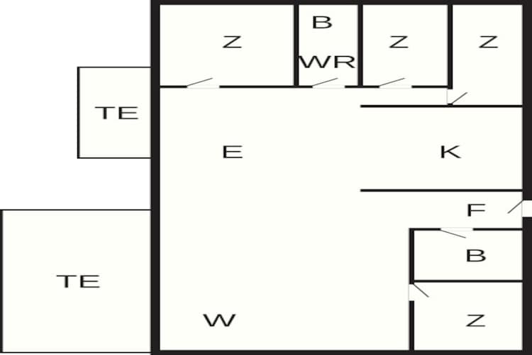 8 person holiday home in HURDAL-By Traum - Floor plan