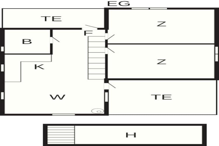 Maison de vacances pour 6 a SANDHEM-By Traum-Plan d'étage