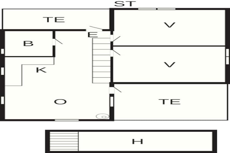 Maison de vacances pour 6 a SANDHEM-By Traum-Plan d'étage