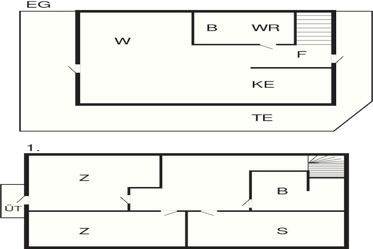 5 person holiday home in Rauland-By Traum - Floor plan