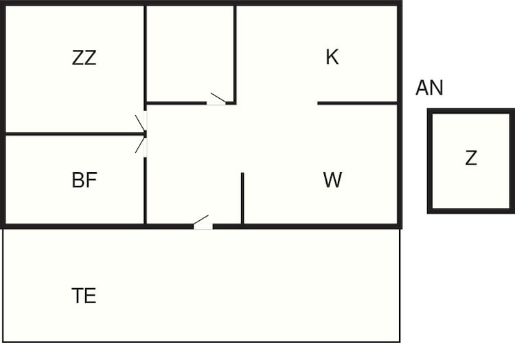 6 Personen Ferienhaus in MARIEFRED-By Traum-Grundriss