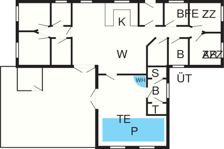 12 persoons vakantie huis in Ulfborg-By Traum-Plattegrond