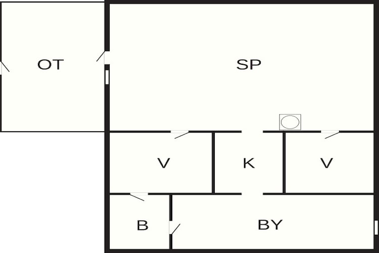 4 persoons vakantie huis in Odder-By Traum - Plattegrond
