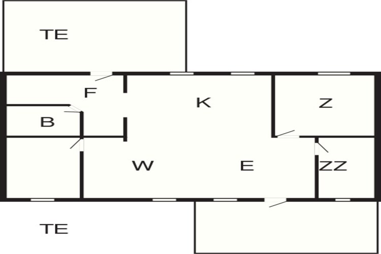 6 persoons vakantie huis in Hadsund-By Traum-Plattegrond