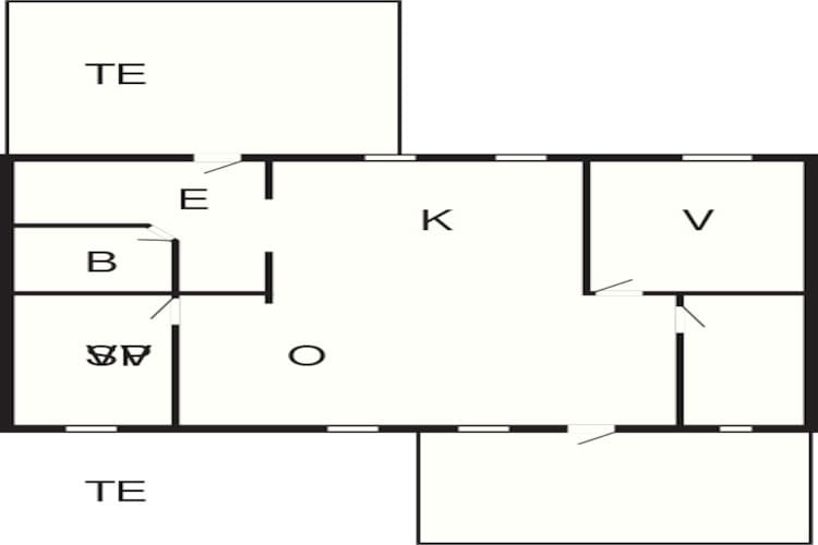 6 persoons vakantie huis in Hadsund-By Traum-Plattegrond