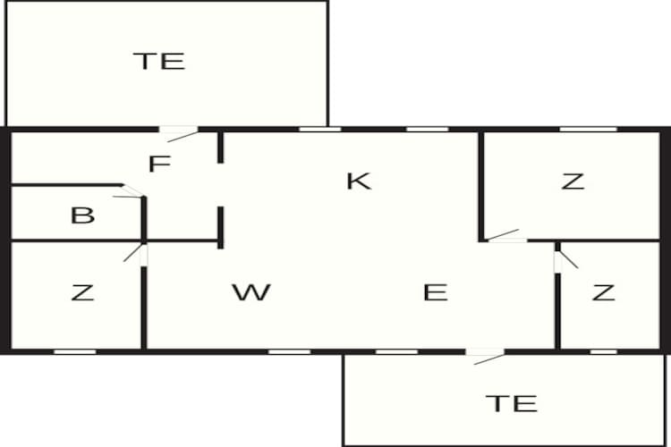 6 persoons vakantie huis in Hadsund-By Traum-Plattegrond