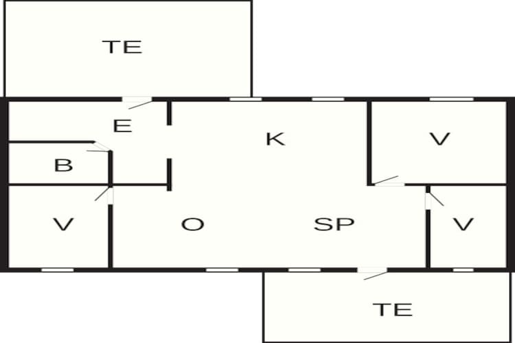 6 persoons vakantie huis in Hadsund-By Traum-Plattegrond