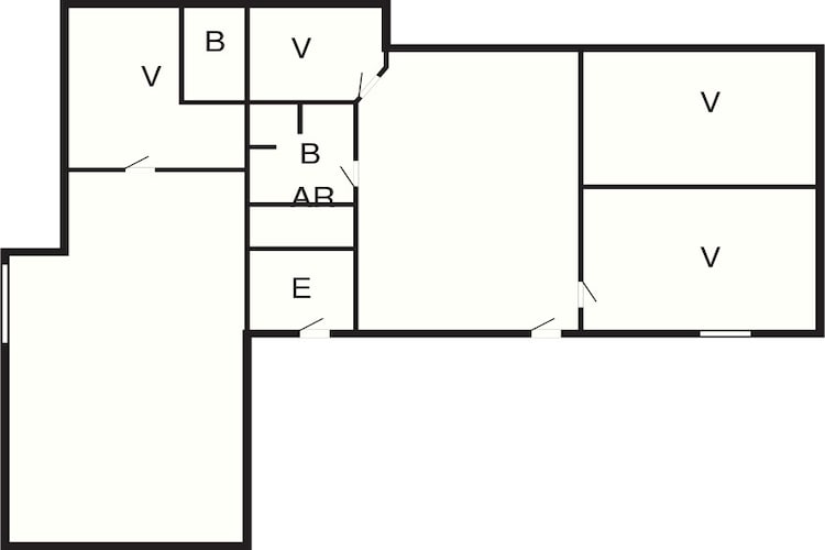 Maison de vacances pour 9 a Glesborg-By Traum-Plan d'étage