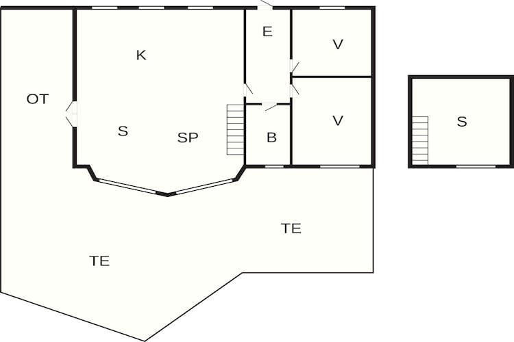 4 persoons vakantie huis in Hadsund - Plattegrond