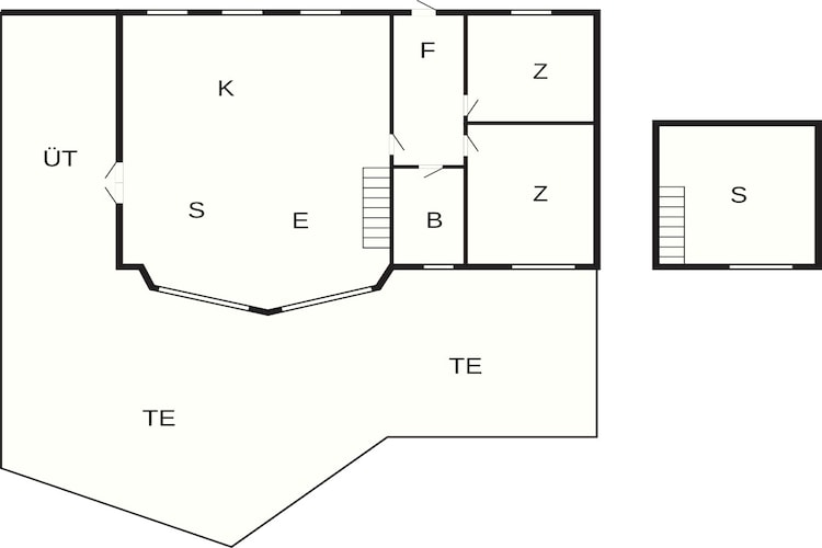 4 persoons vakantie huis in Hadsund - Plattegrond