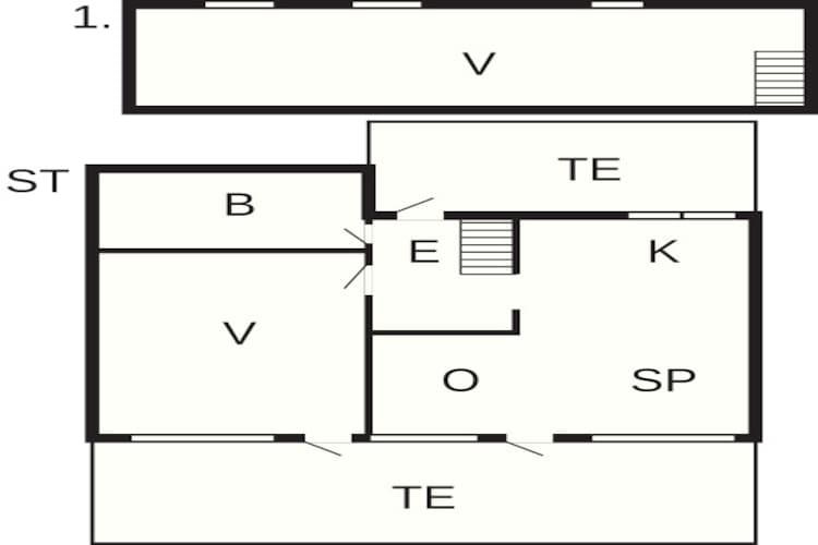 5 persoons vakantie huis in Væggerløse-By Traum - Plattegrond