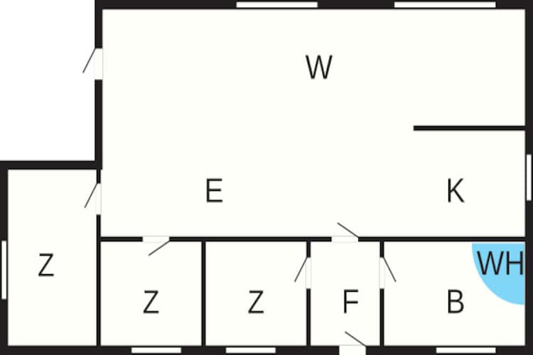 Maison de vacances pour 8 a Otterup-By Traum - Plan