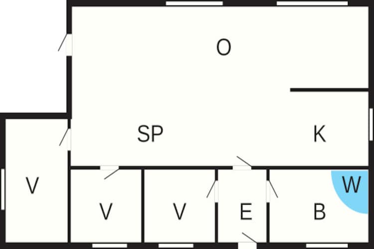 Maison de vacances pour 8 a Otterup-By Traum - Plan