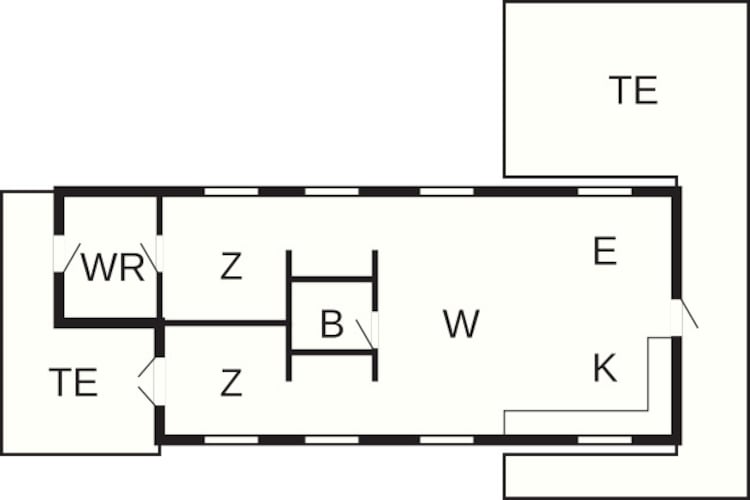 6 persoons vakantie huis in Gilleleje-By Traum - Plattegrond