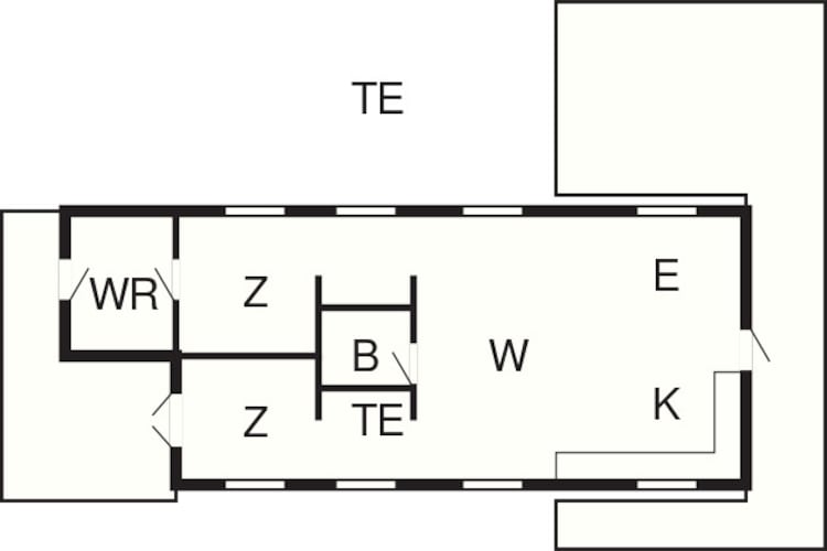 6 persoons vakantie huis in Gilleleje-By Traum - Plattegrond