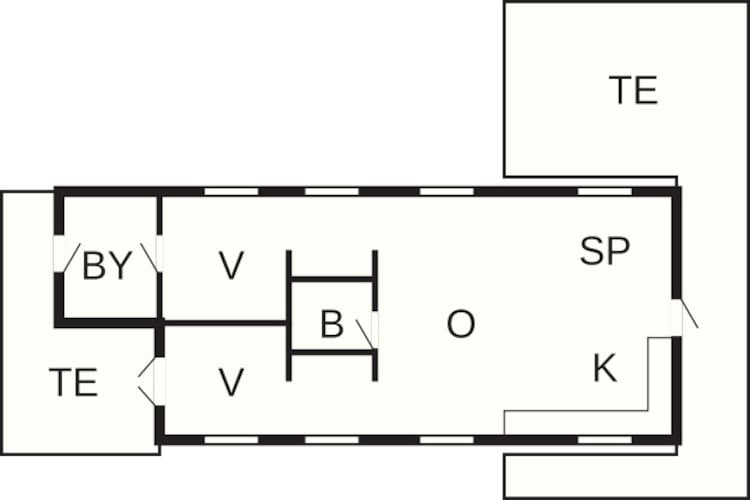 6 persoons vakantie huis in Gilleleje-By Traum - Plattegrond
