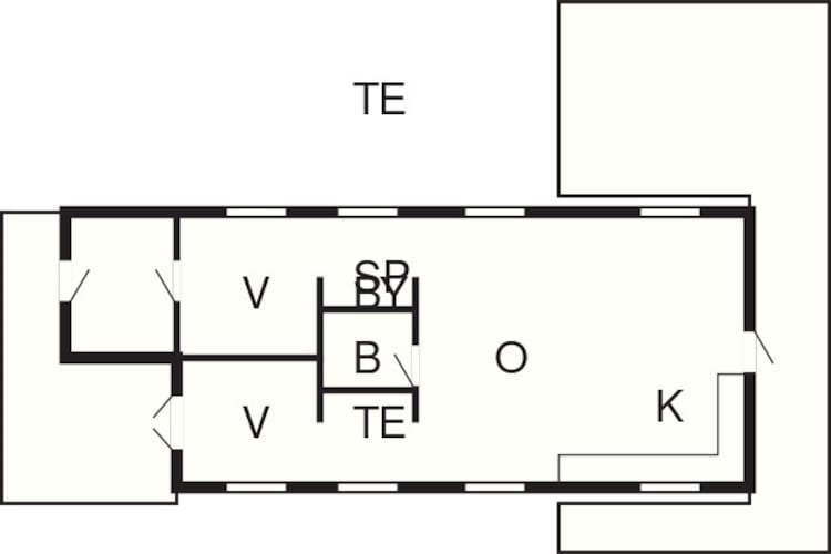 6 persoons vakantie huis in Gilleleje-By Traum - Plattegrond
