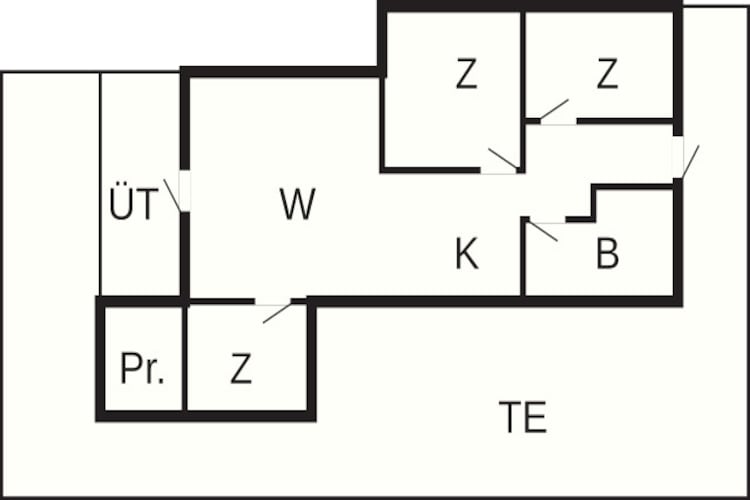 6 persoons vakantie huis in Frøstrup-By Traum-Plattegrond