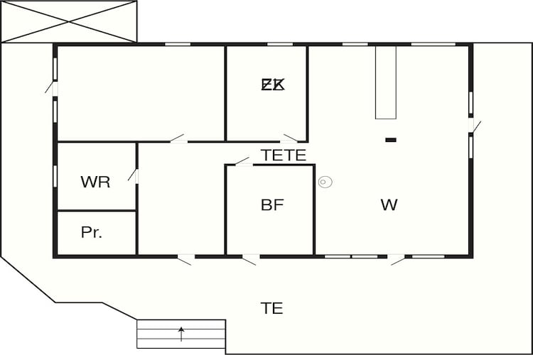 Maison de vacances pour 4 a KNÄRED-By Traum-Plan d'étage