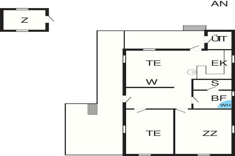 6 person holiday home in Kolind-By Traum-Floor plan