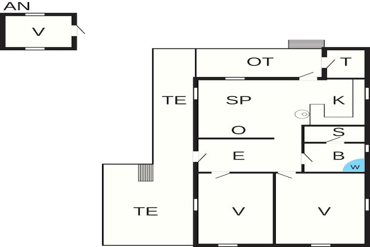 6 persoons vakantie huis in Kolind-By Traum-Plattegrond