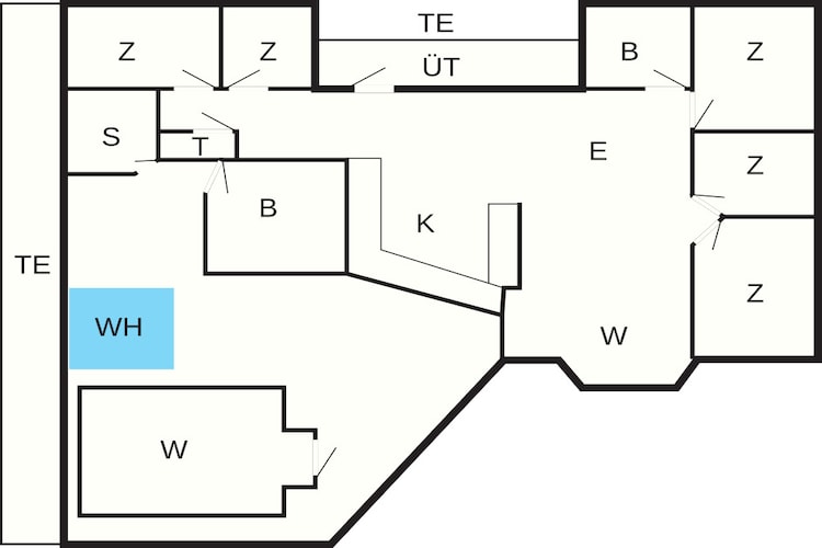 Maison de vacances pour 12 a Ebeltoft-By Traum - Plan