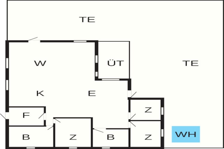 8 persoons vakantie huis in Hadsund-By Traum-Plattegrond