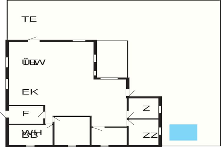 8 Personen Ferienhaus in Hadsund-By Traum - Grundriss