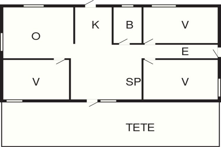 6 persoons vakantie huis in Højby-By Traum-Plattegrond