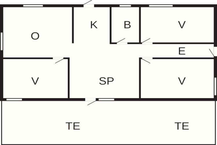 6 persoons vakantie huis in Højby-By Traum-Plattegrond